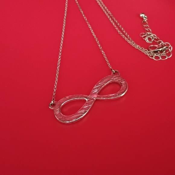 Infinity Rhinestone Necklace - Picture 4 of 4